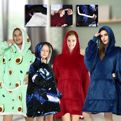 Majica s kapuljačom i deka u jednom | HOODZIE