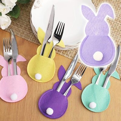 Držači za pribor za jelo za Uskrs | BUNNYCUTLERY