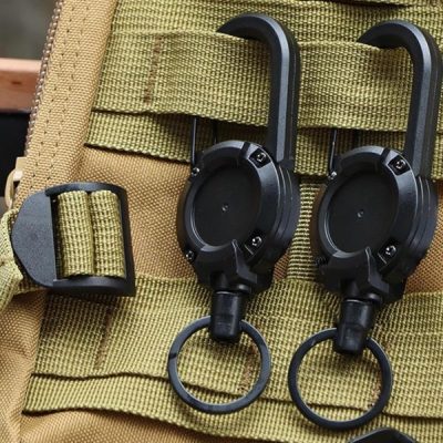 Uvlačivi privjesak s čeličnim užetom (2 kom) | TACTKEY